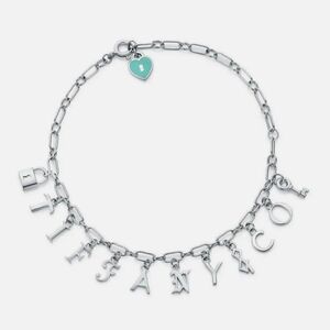 Letters Tiffany & Co. Silver Charm Bracelet